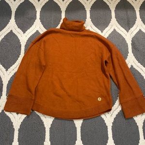 Turtleneck orange sweater:Medium, Michael Kors